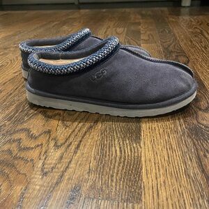 Tasman Ugg True Navy unisex woman’s 9 men’s 7 slipper woven with grey sole